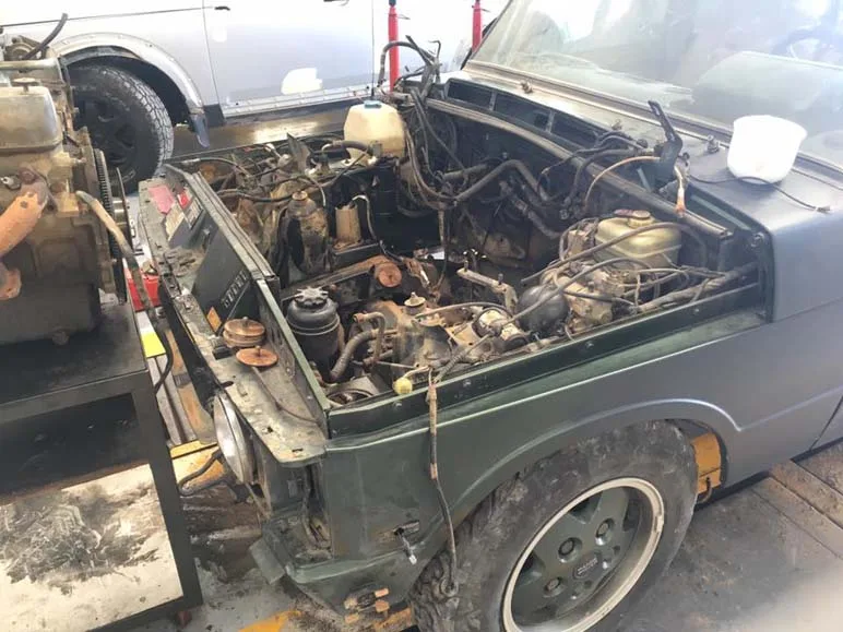 Range Rover Vogue LSE restauración — taller 4x4 en Águilas (Murcia) (7/10)